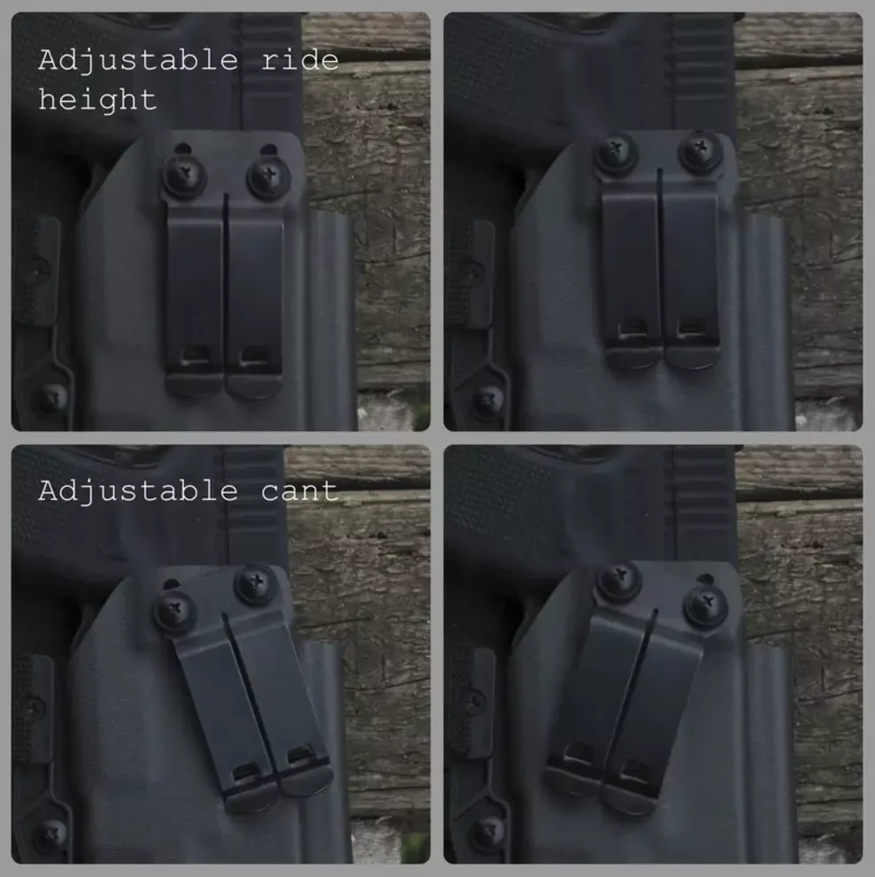 Adjustable Cant of an IWB Anti-scratch holster