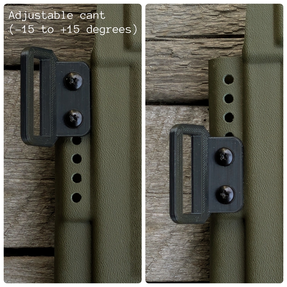 OWB Kydex holster for Concealed Carry - Glock, Sig and More